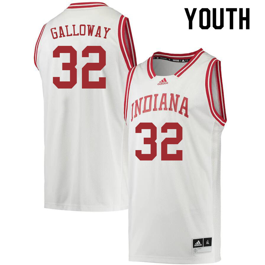 Youth #32 Trey Galloway Indiana Hoosiers College Basketball Jerseys Sale-Retro - Click Image to Close